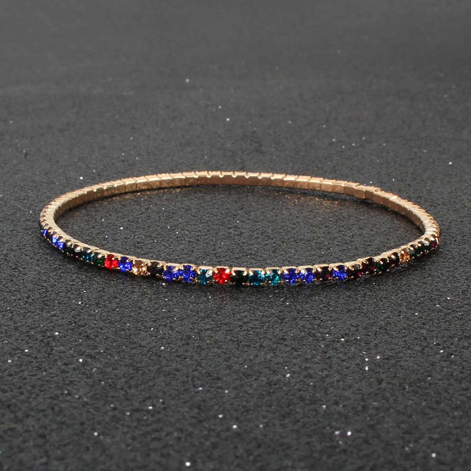 Imagen de Brillantito Pulseras Multicolor 16cm longitud, 1 Unidad