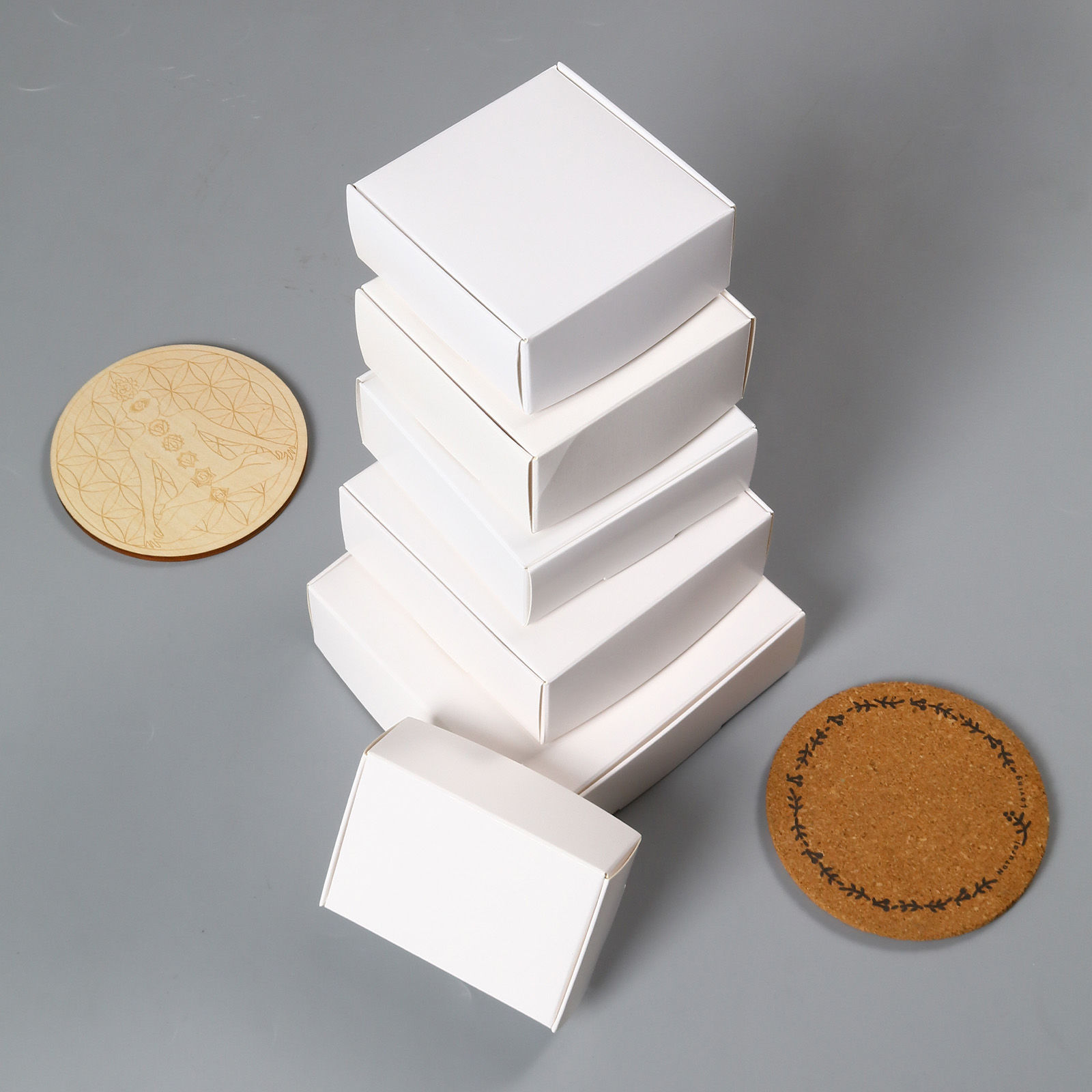 Immagine di Carta Regalo di Gioielli Scatola di Imballaggio Rettangolo Multicolore , 10 Pz
