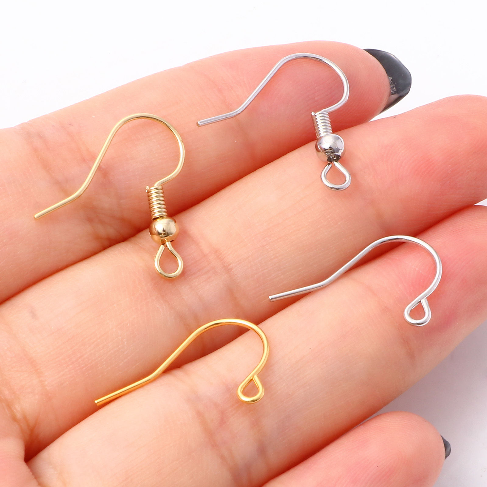 Imagen de Latón Gancho para la oreja Multicolor W/ Lazo 20 Unidades