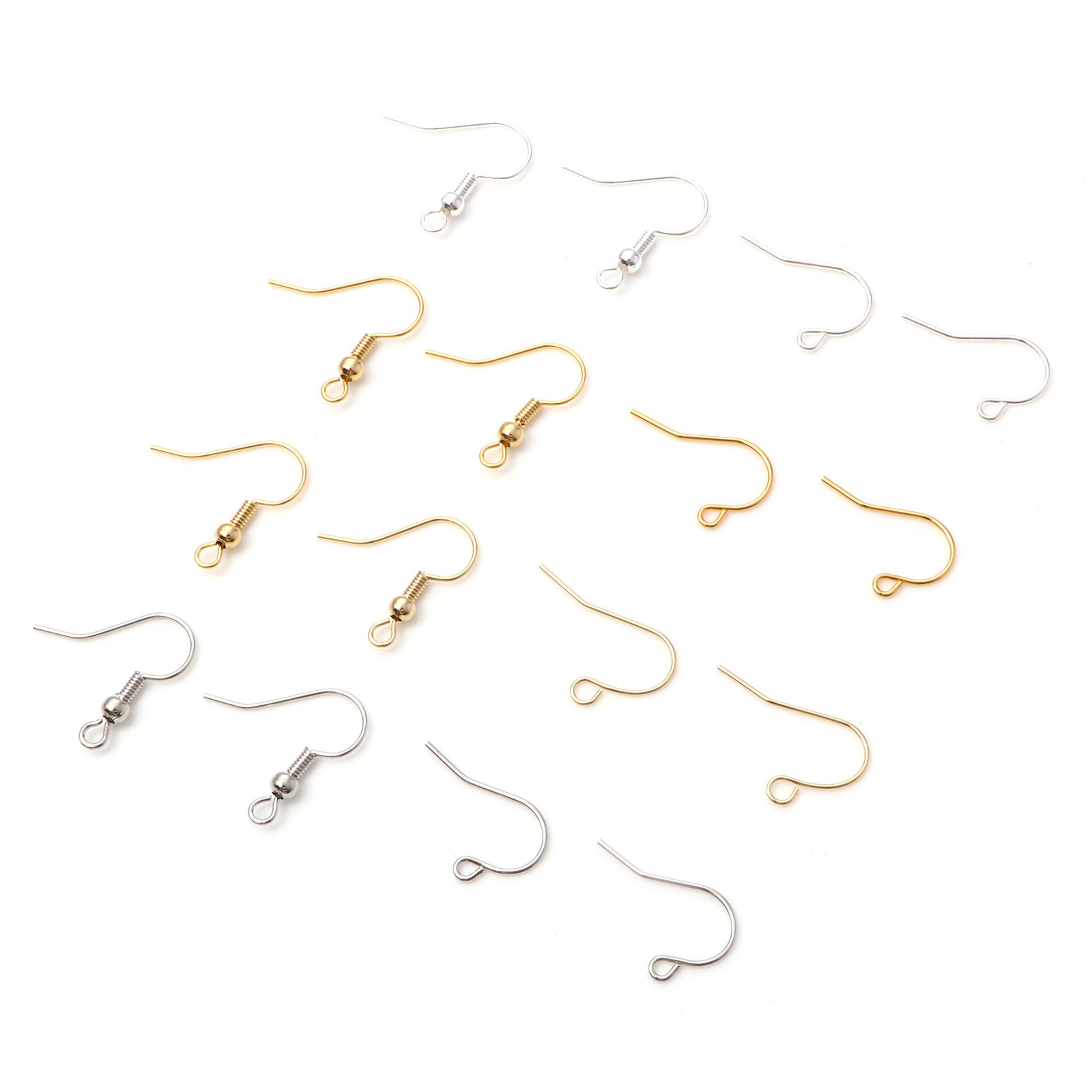 Imagen de Latón Gancho para la oreja Multicolor W/ Lazo 20 Unidades