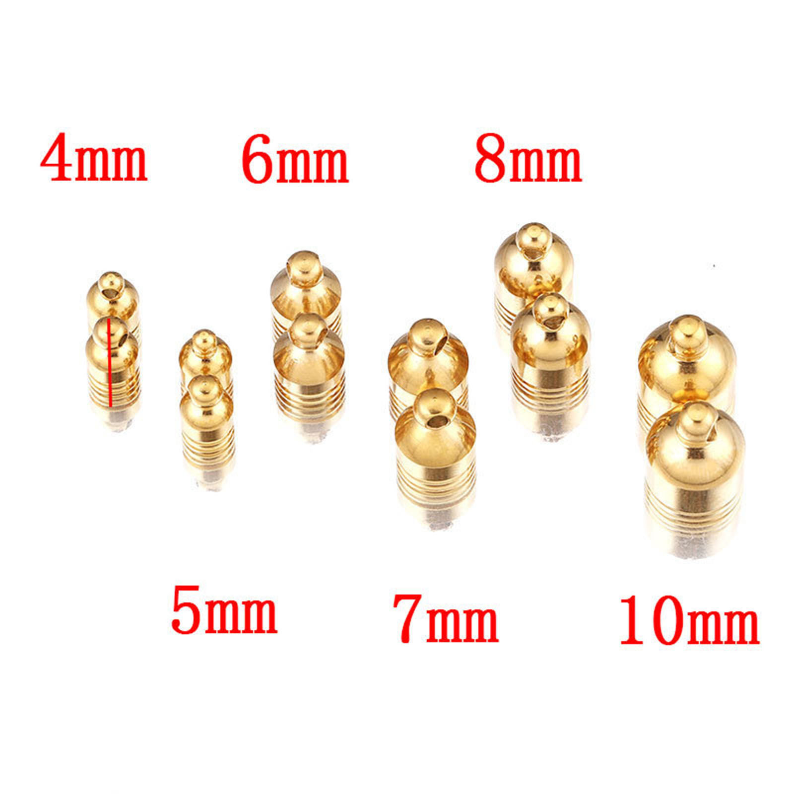 Picture of 304 Stainless Steel Cord End Caps Multicolor