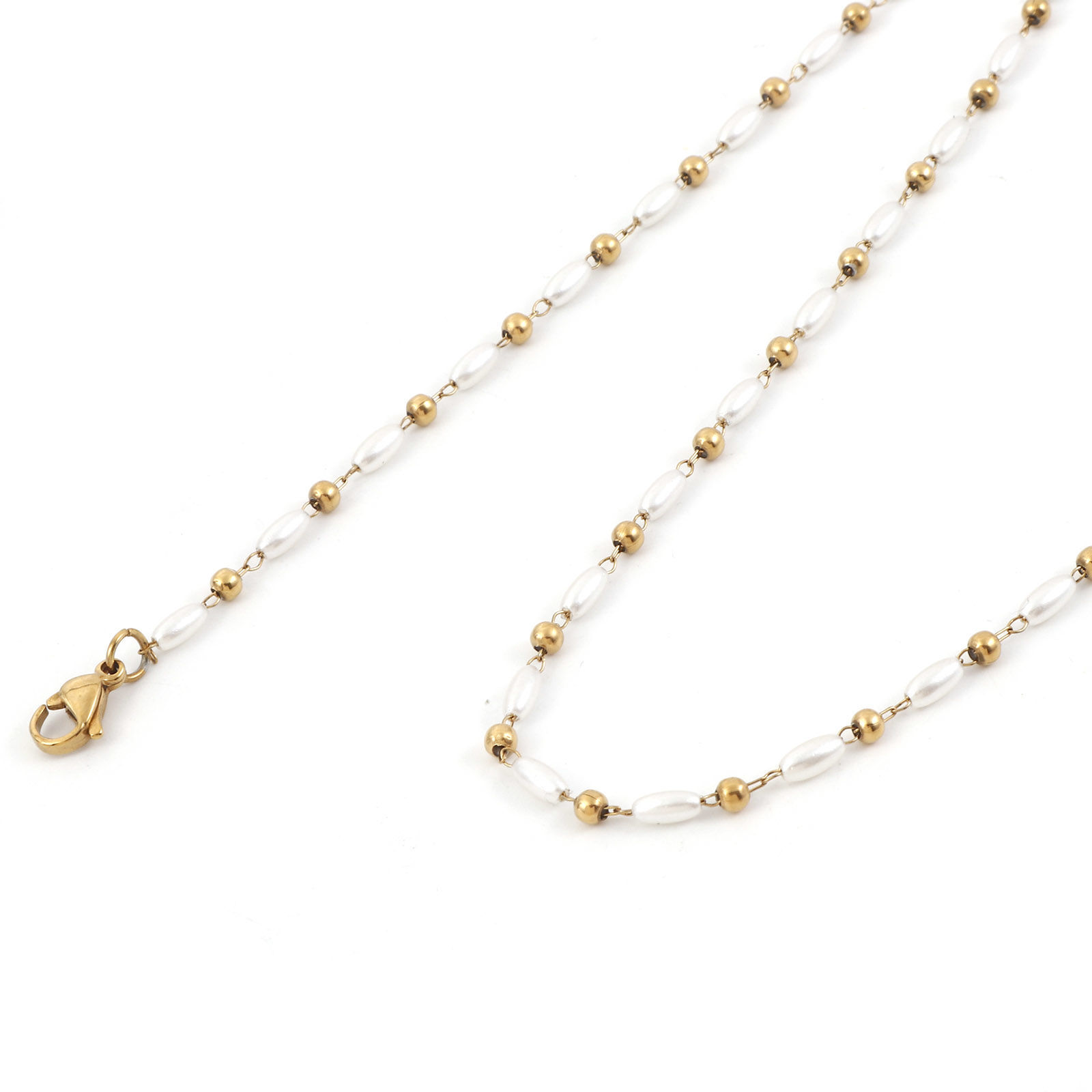 Picture of Wholesale Link Chain Necklace, 304 Stainless Steel, Unisex Simple Minimalist Gift Jewelry For Retailer, 1 Piece