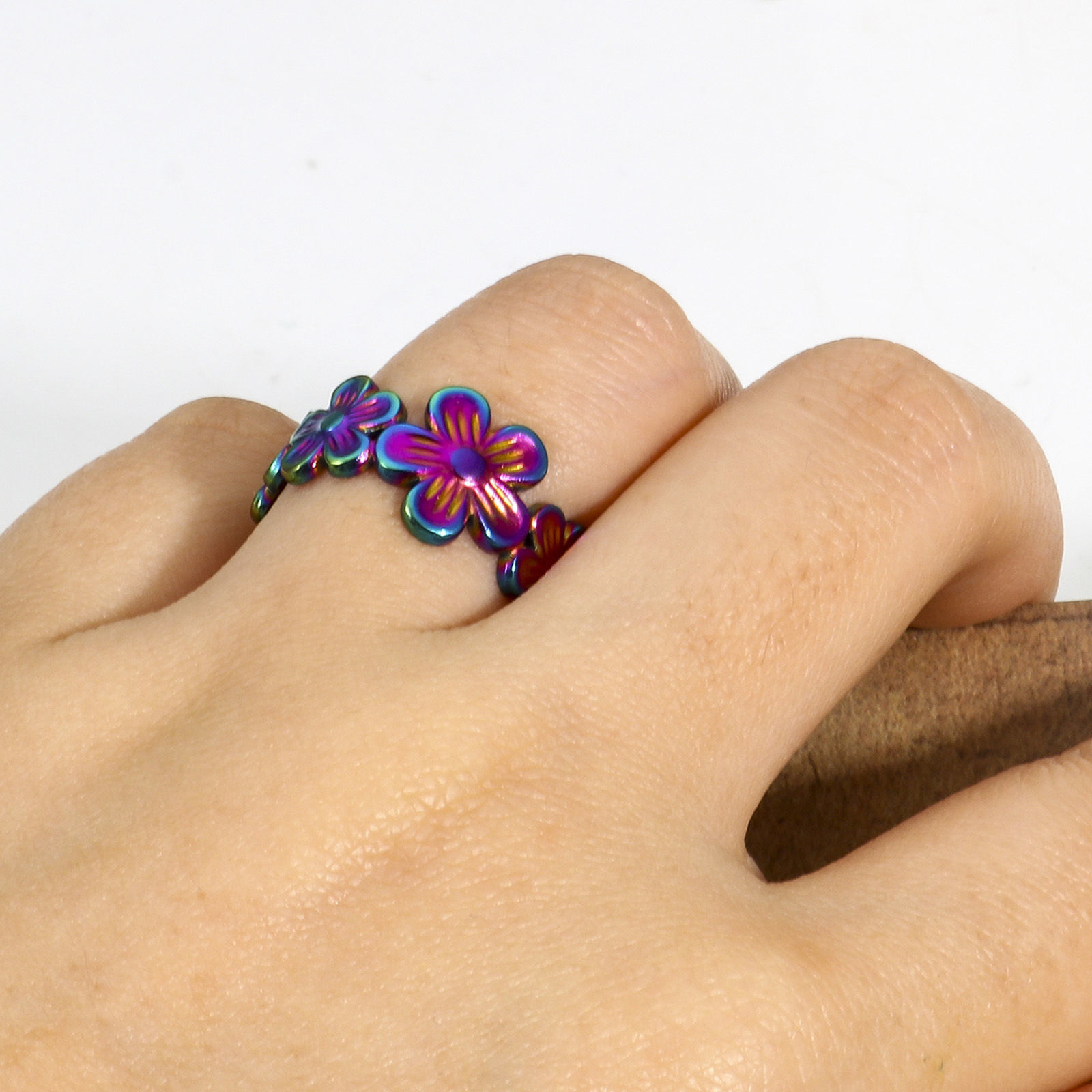 Picture of Eco-friendly 304 Stainless Steel Open Rings Multicolor