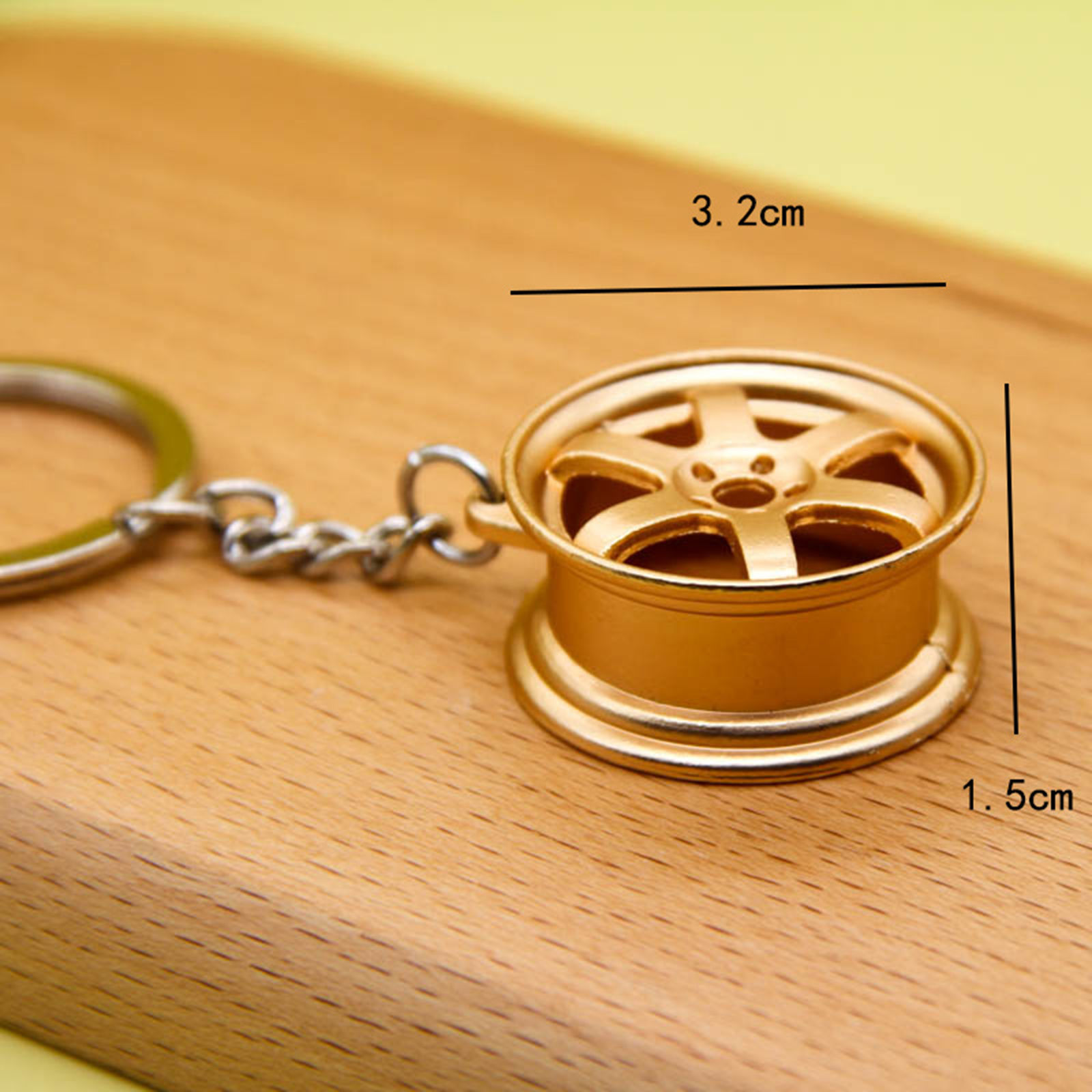 Picture of Creative Keychain & Keyring Multicolor Car Wheel Hub Tire Rim