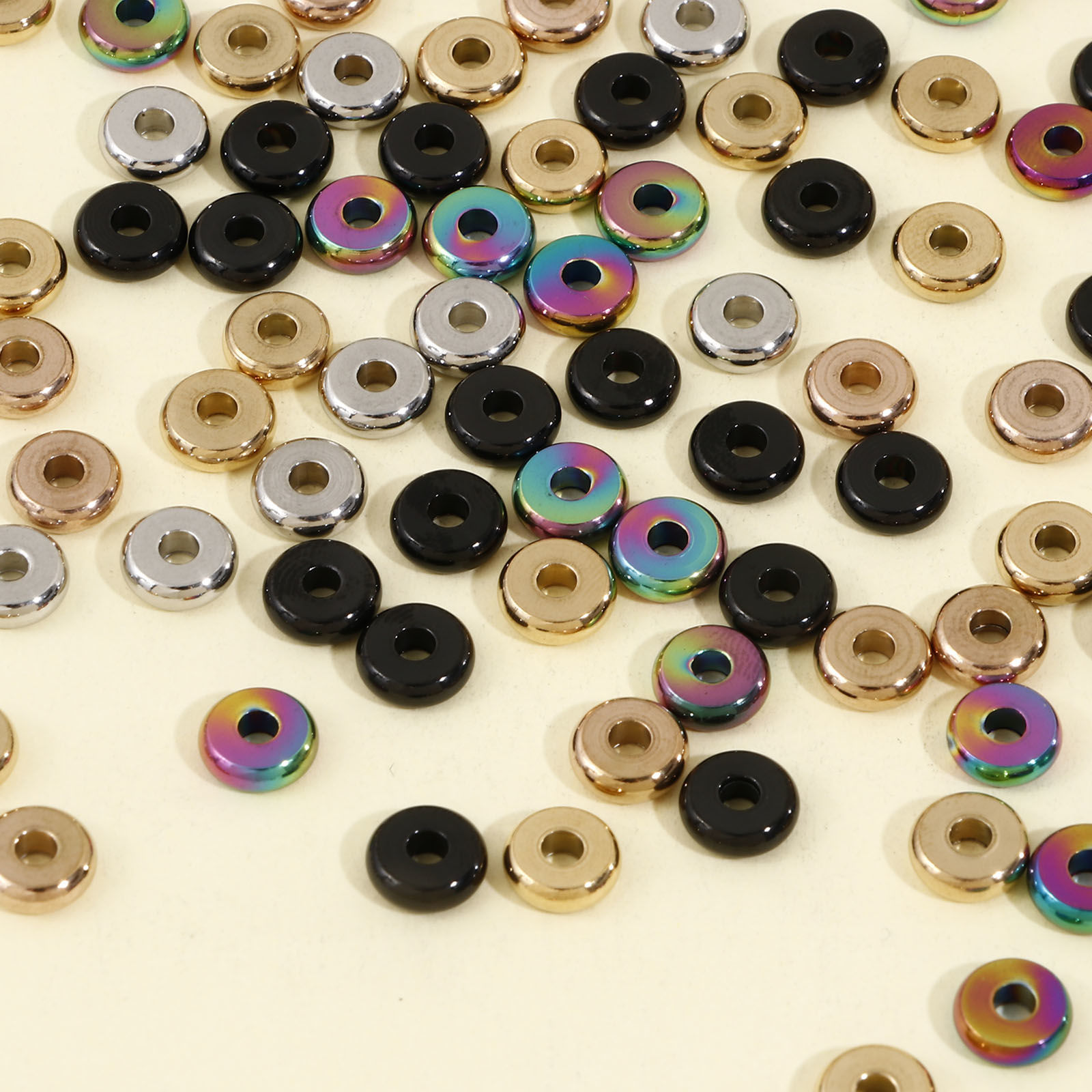 Picture of 304 Stainless Steel Beads For DIY Jewelry Making Disc