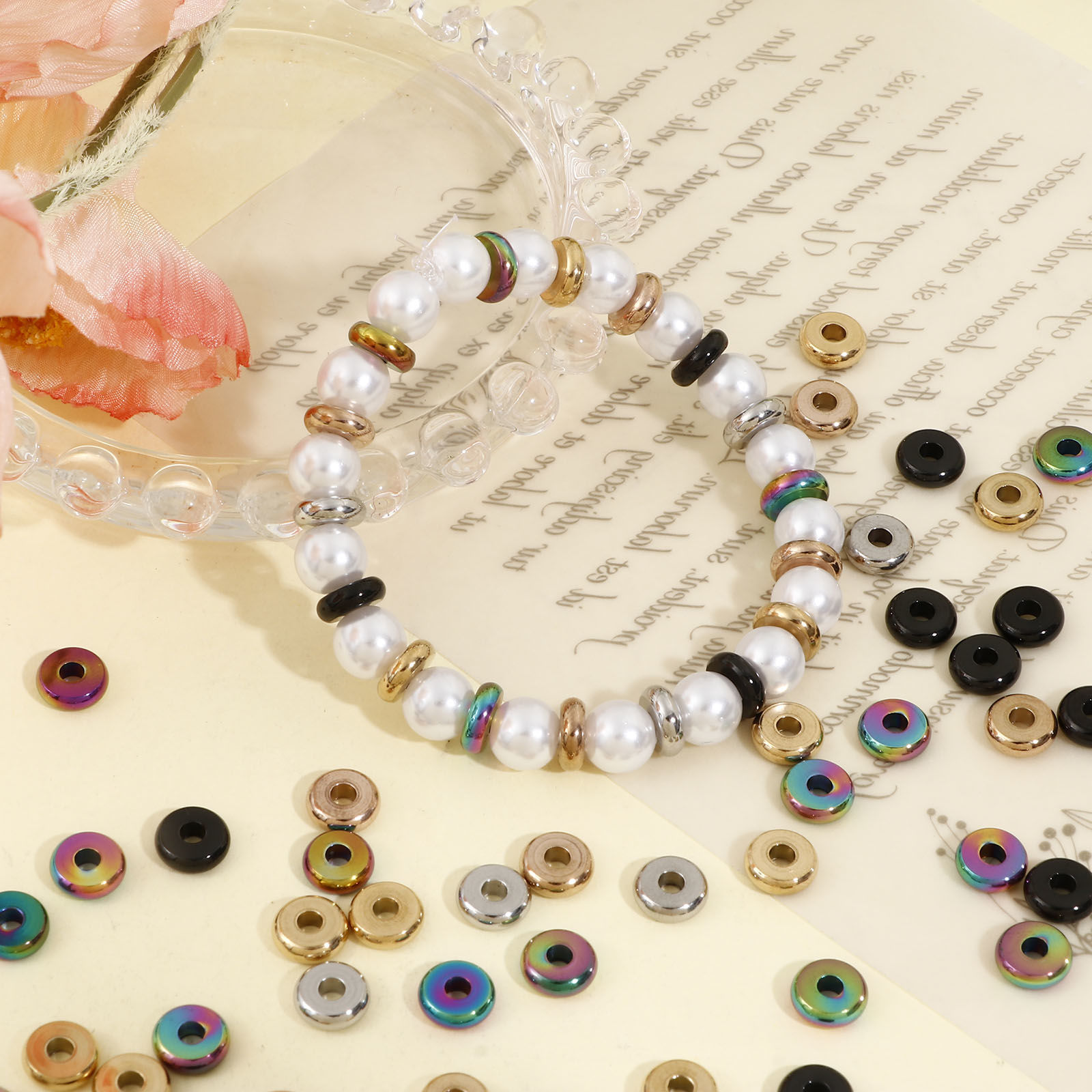 Picture of 304 Stainless Steel Beads For DIY Jewelry Making Disc