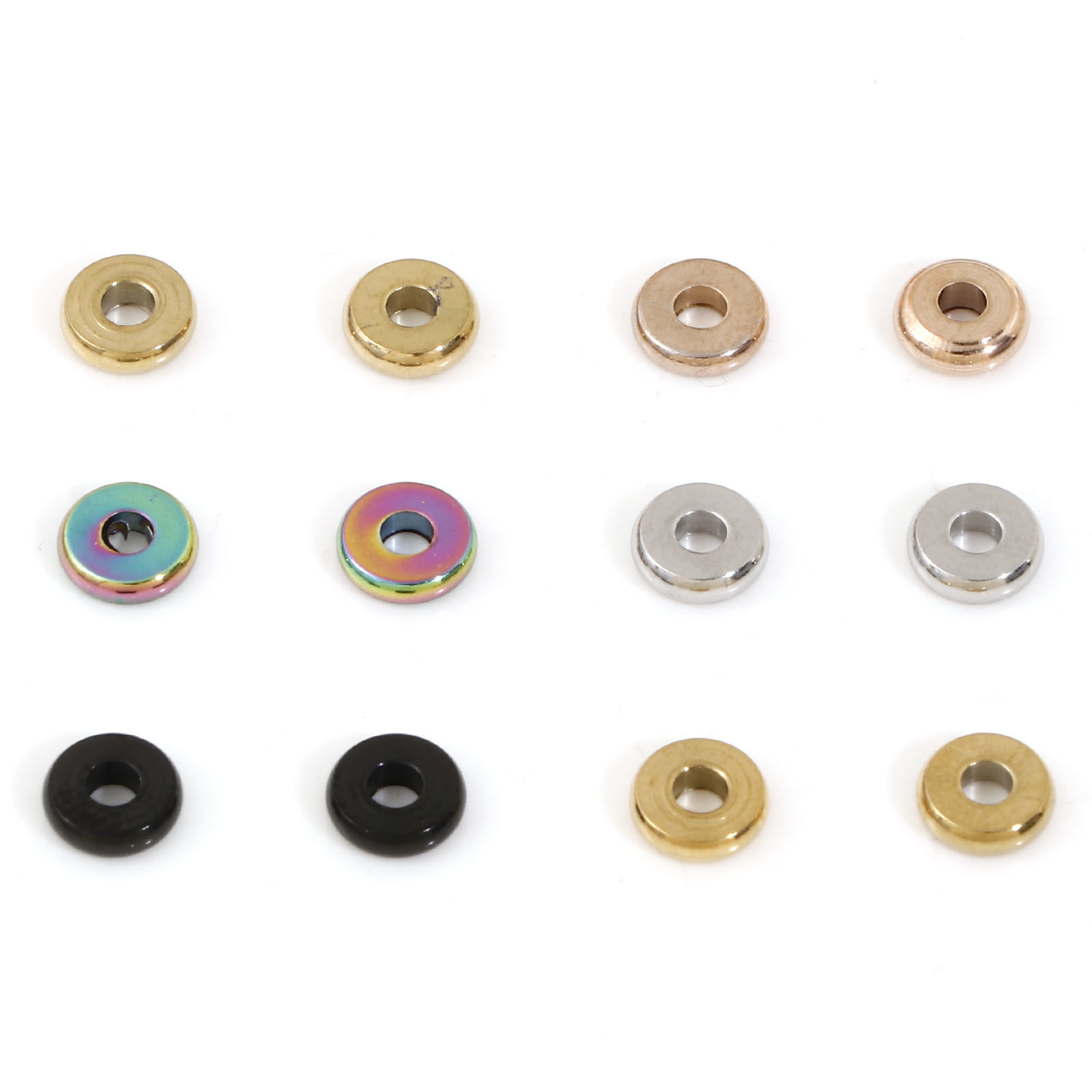 Picture of 304 Stainless Steel Beads For DIY Jewelry Making Disc