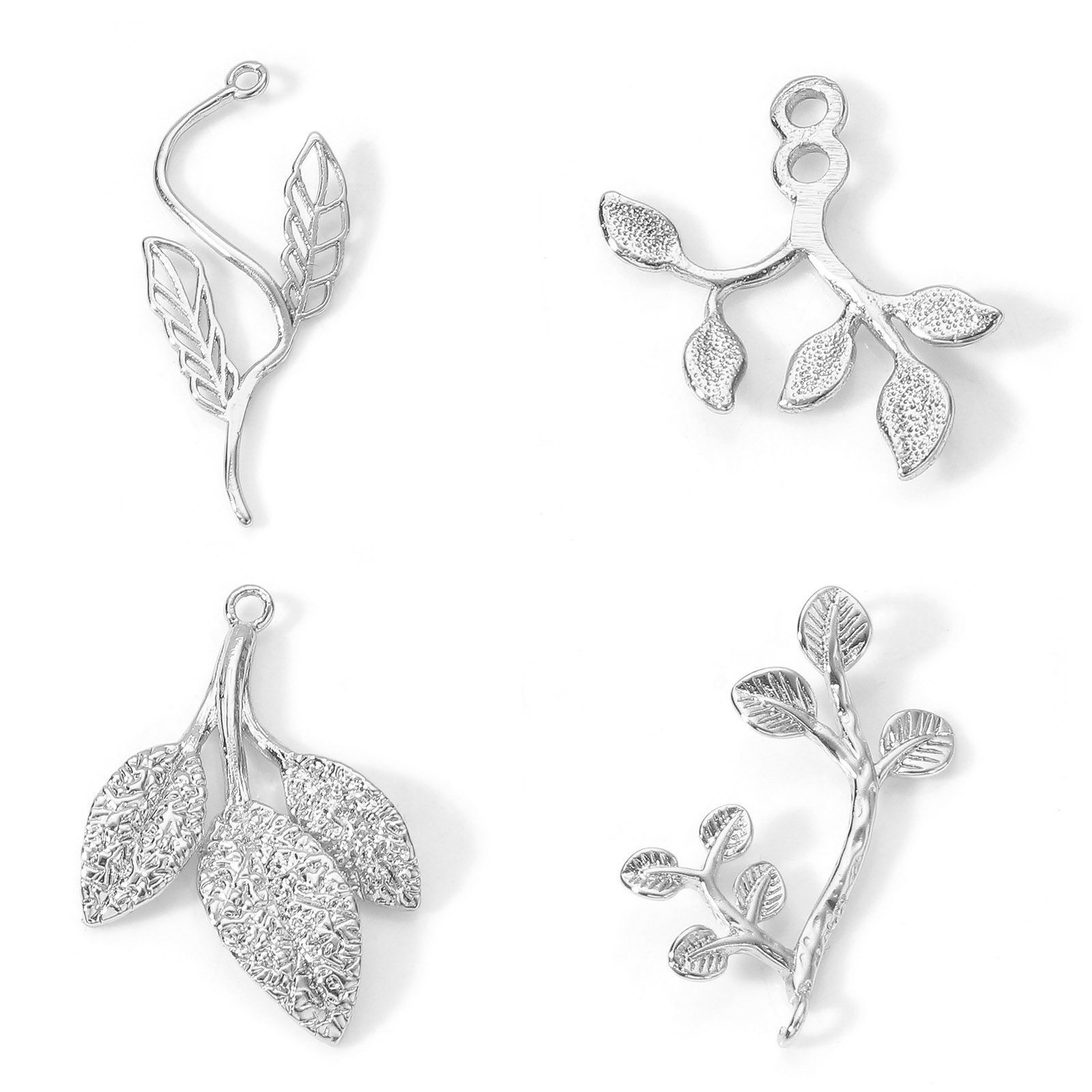 Image de Breloques en Laiton Feuille Plaqué Or Véritable 2 Pcs