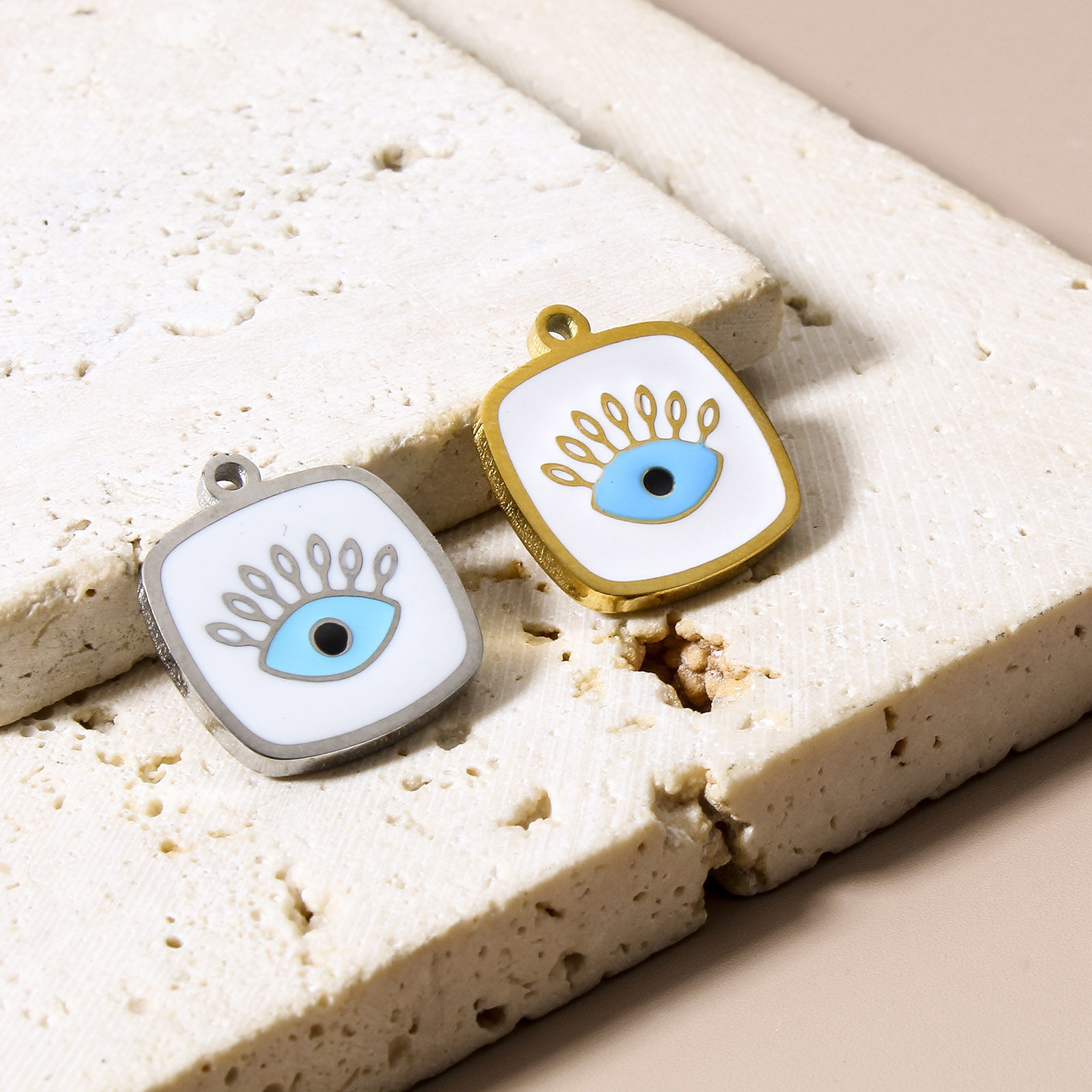 Picture of 304 Stainless Steel Religious Charms Evil Eye