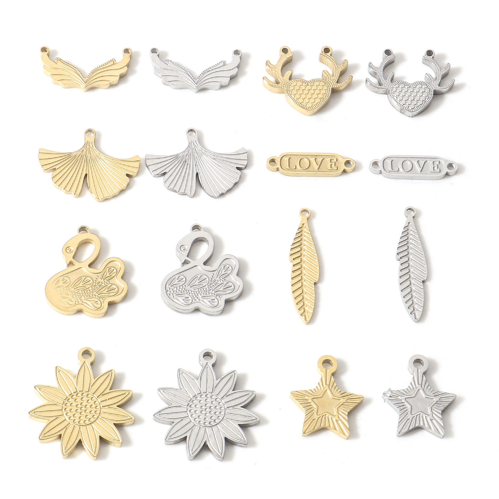 Immagine di 304 Acciaio Inossidabile Charms 1 Pz