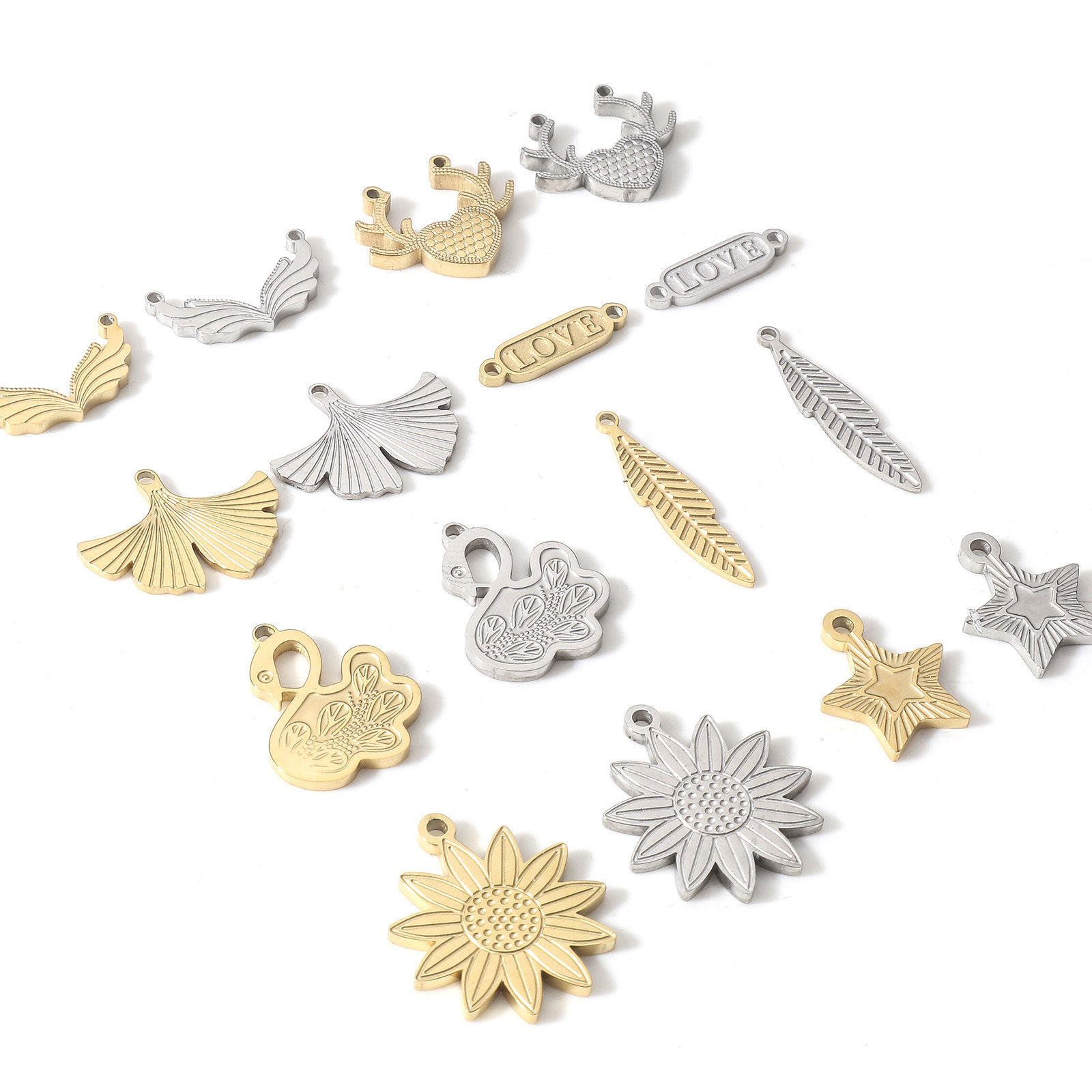 Immagine di 304 Acciaio Inossidabile Charms 1 Pz
