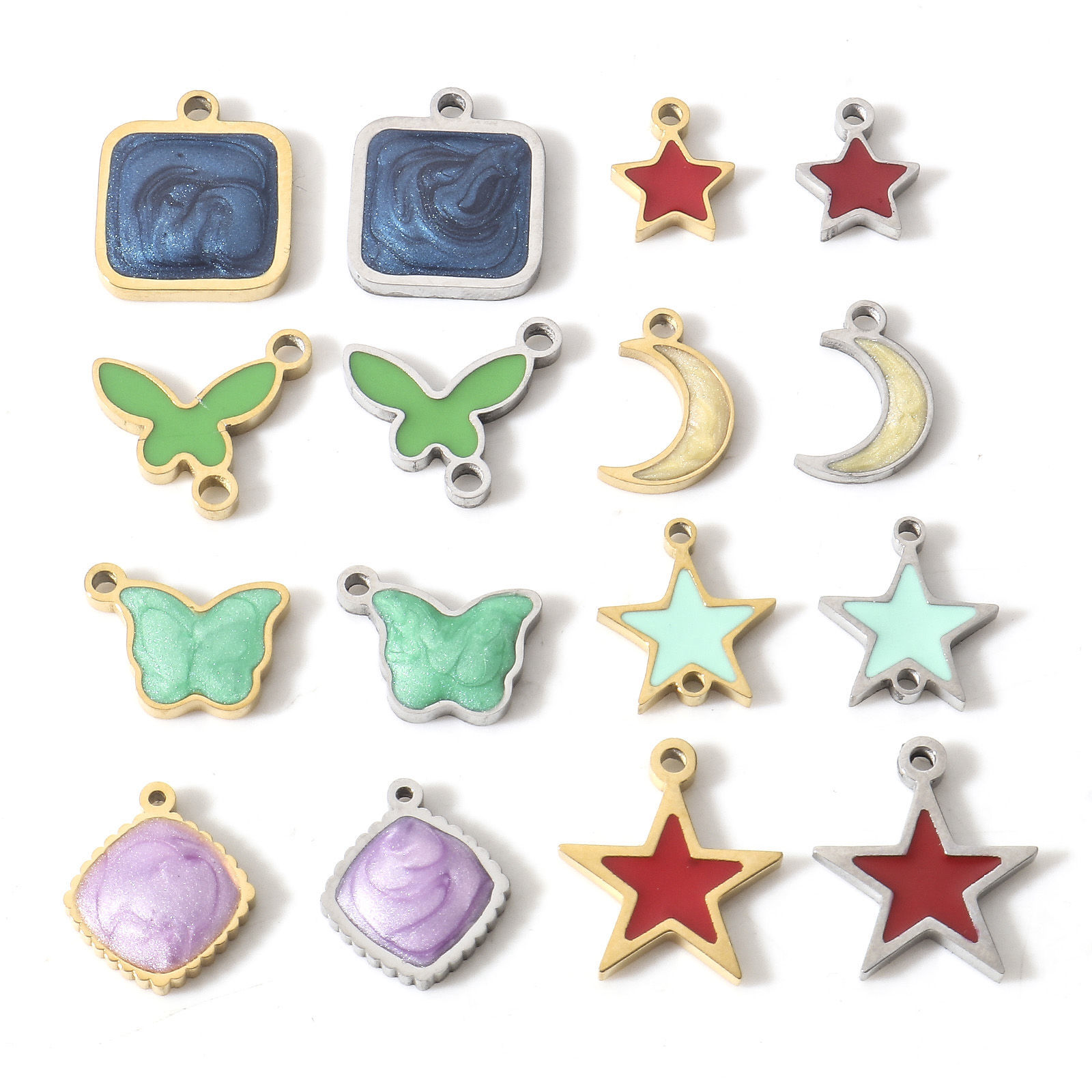 Immagine di 304 Acciaio Inossidabile Charms Smalto 1 Pz