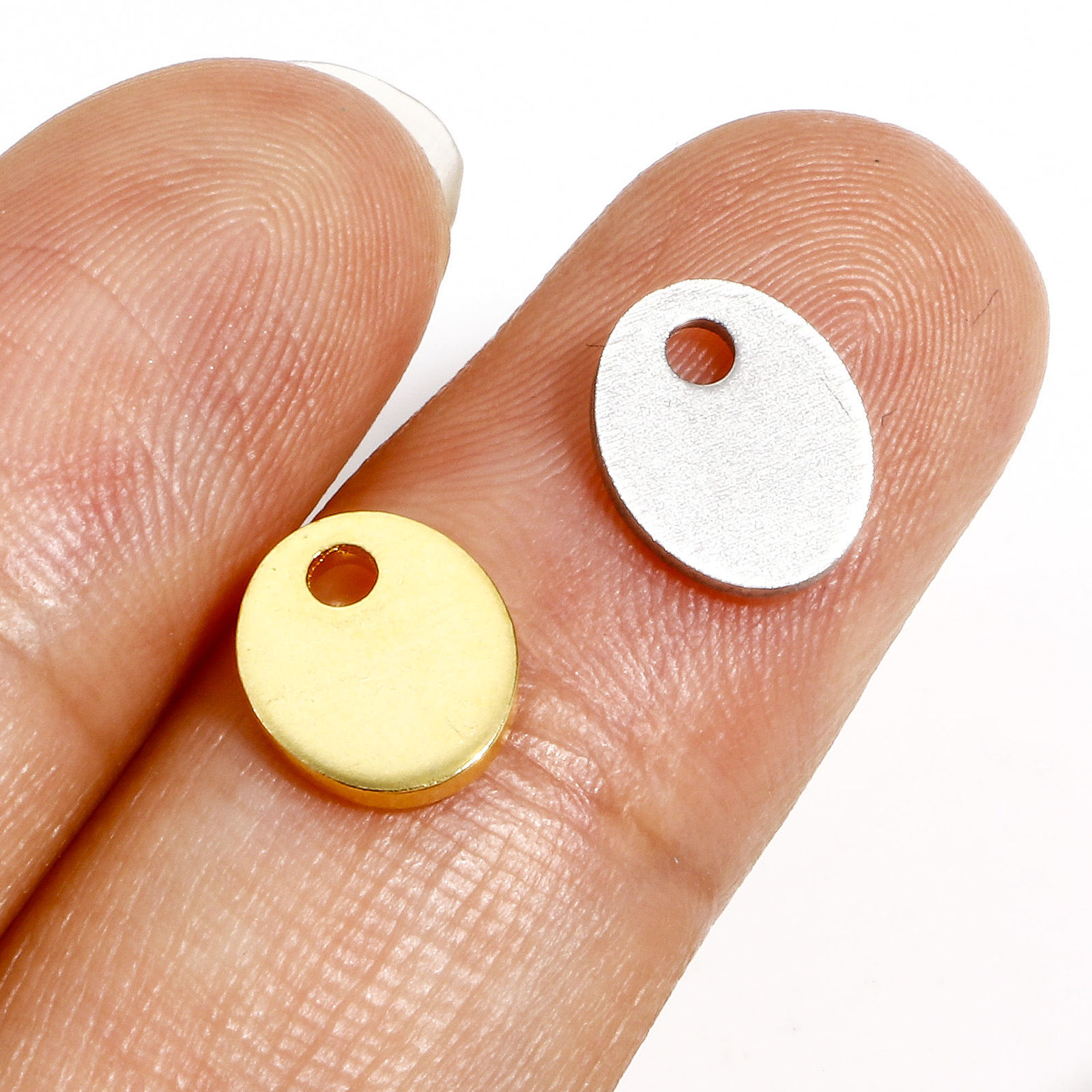 Imagen de 10 Unidades 304 Acero Inoxidable Colgantes Charms Tono de Plata