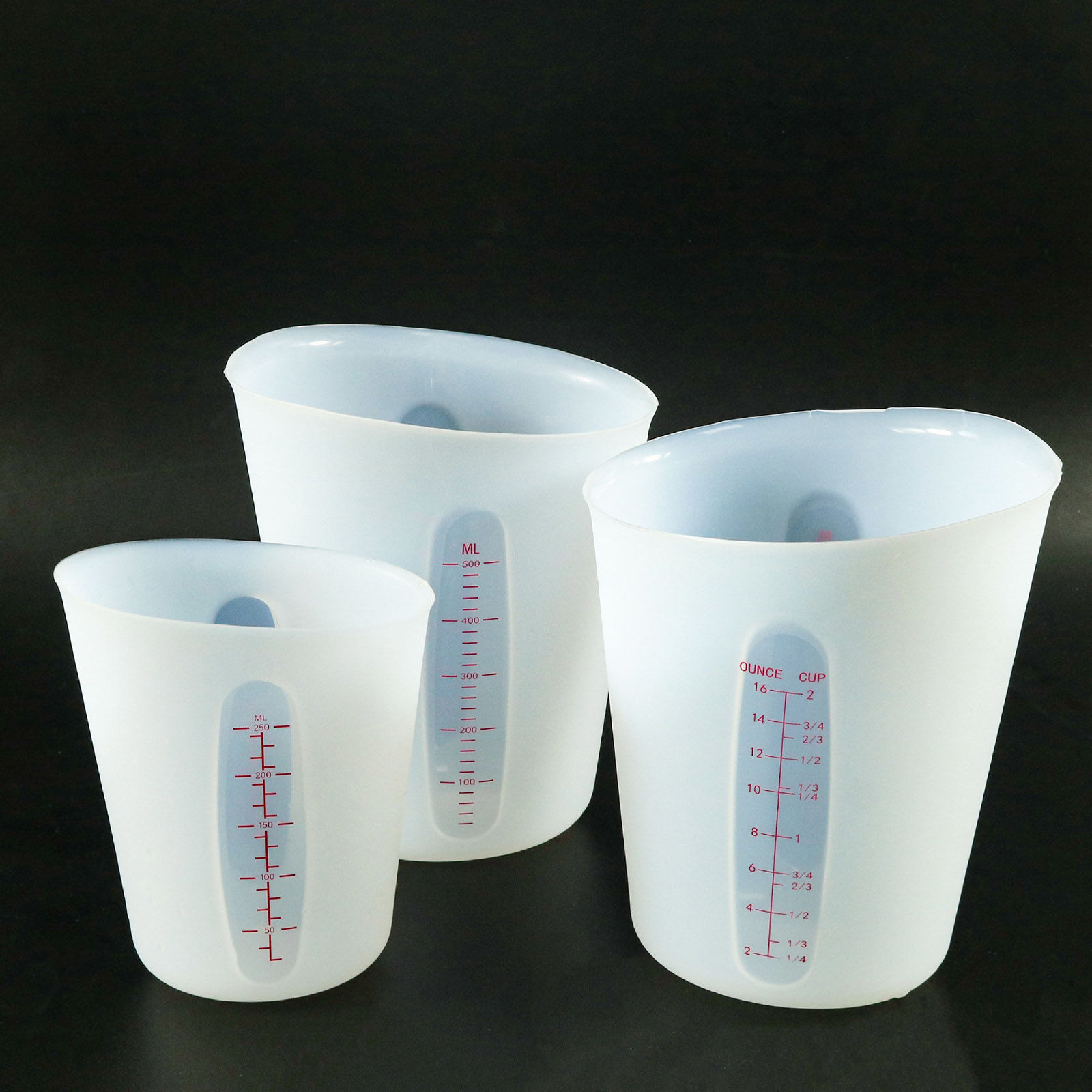 Imagen de 1 Piece Silicone Measuring Cup White