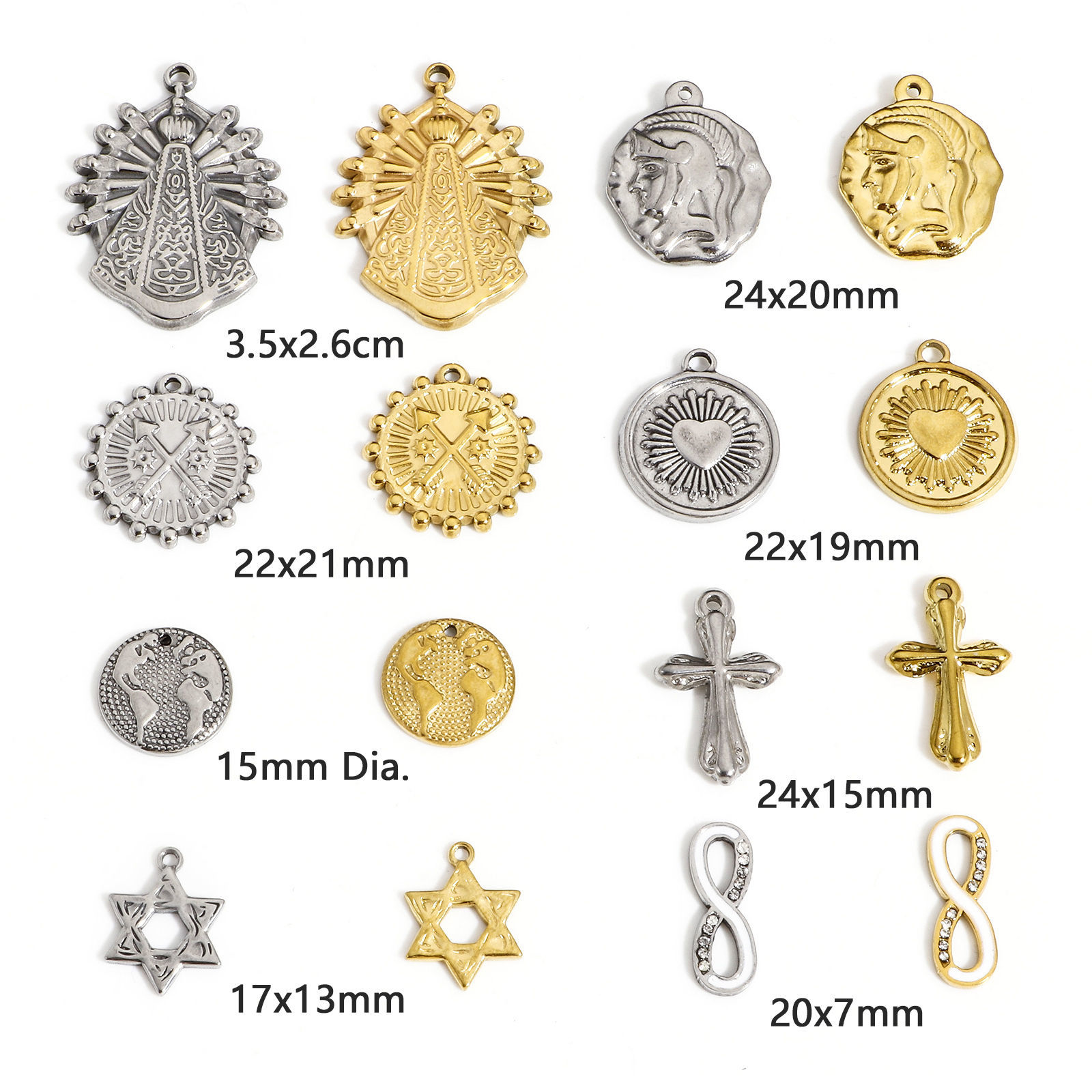 Bild von 304 Stainless Steel Charms