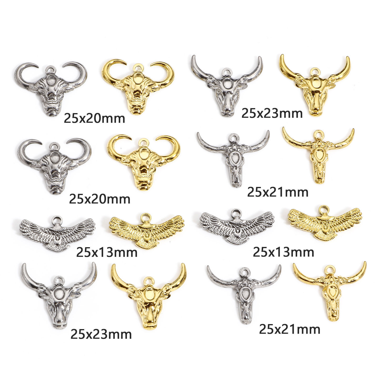 Immagine di 1 Pz 304 Acciaio Inossidabile Charms