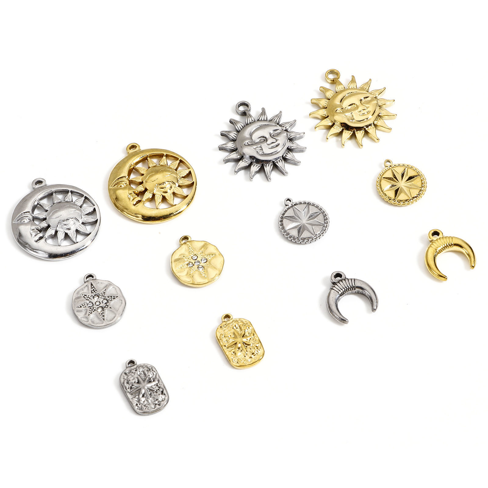 Immagine di 1 Pz 304 Acciaio Inossidabile Galassia Charms