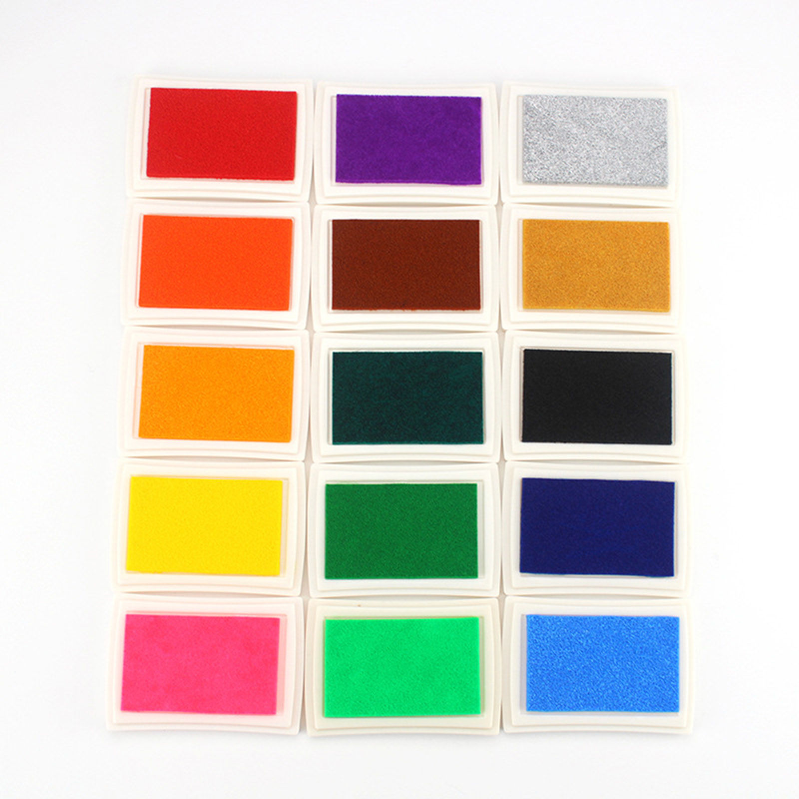 Imagen de 1 Unidad Esponja Cojín de Tinta Rectángulo Multicolor 7.8cm x 5.5cm