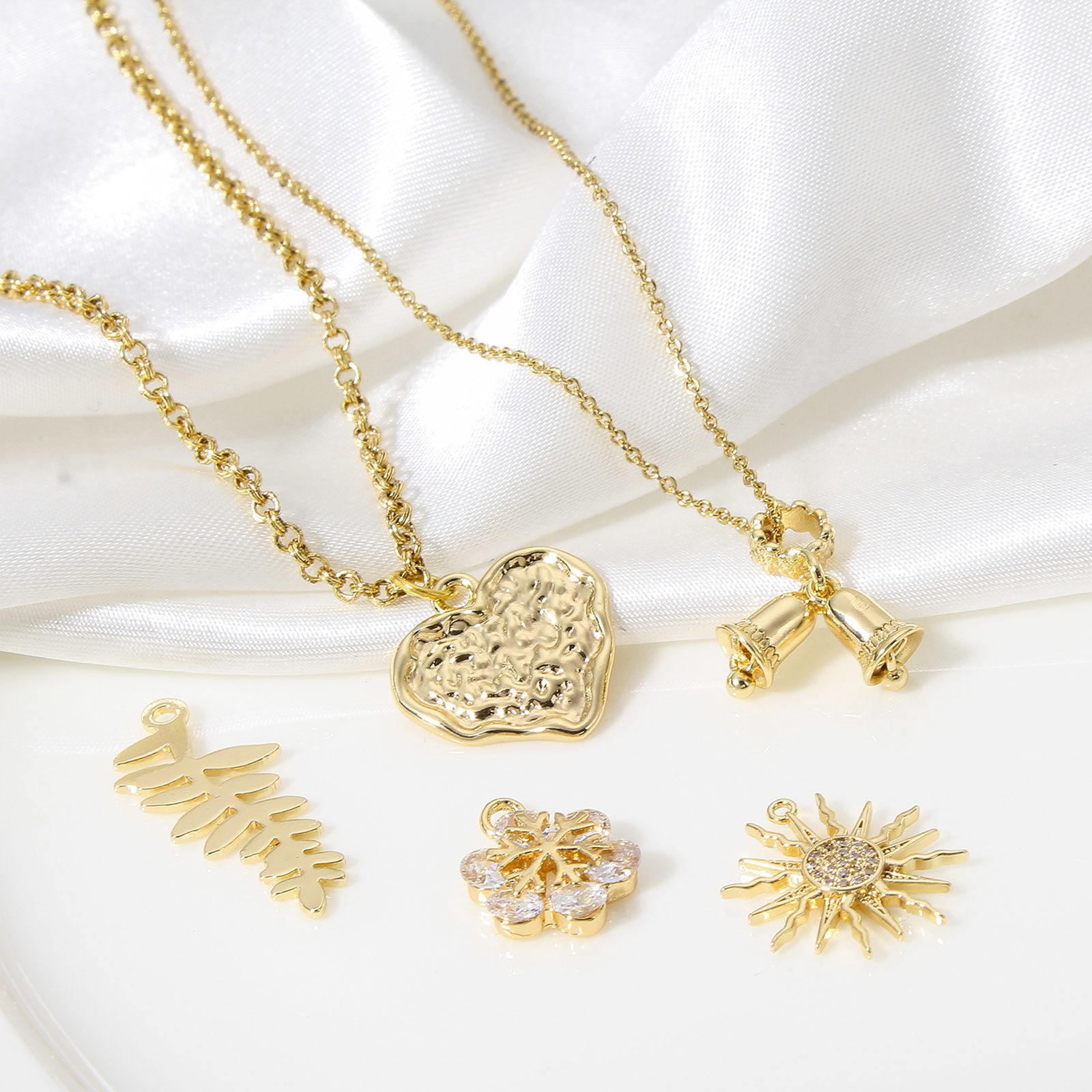 Picture of Brass Charms 18K Real Gold Plated