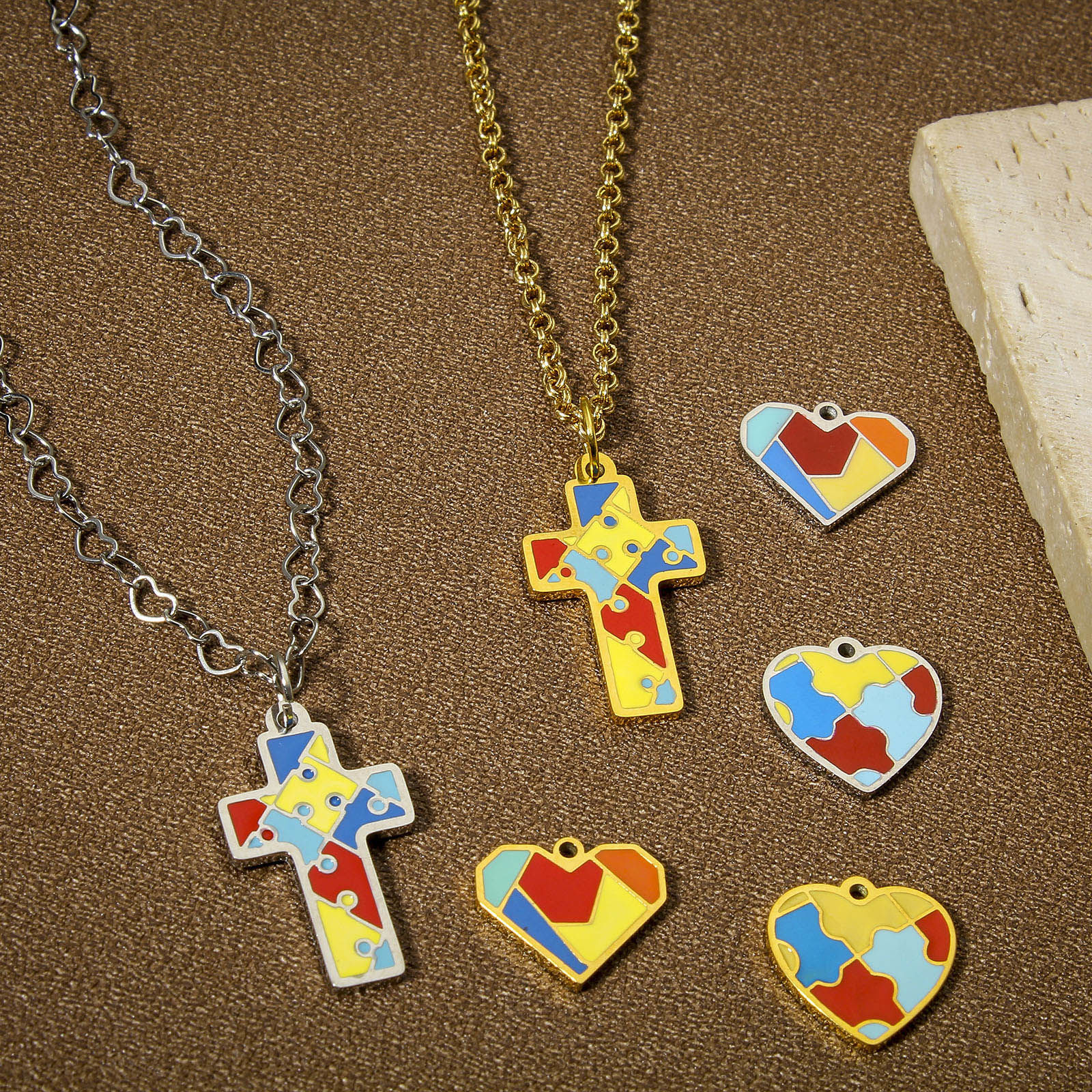 Bild von 1 Stück 304 Edelstahl Charms Geometrie
