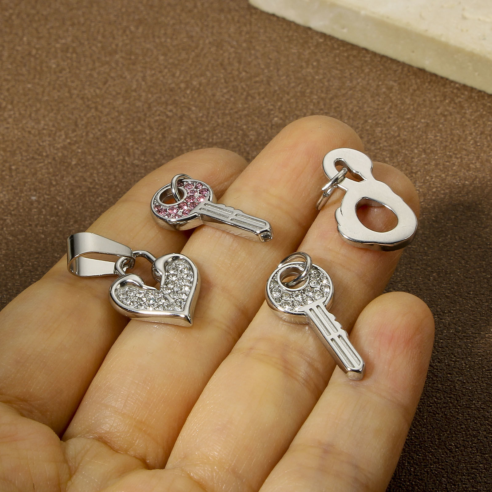 Immagine di 1 Pz 304 Acciaio Inossidabile Charms Tono Argento