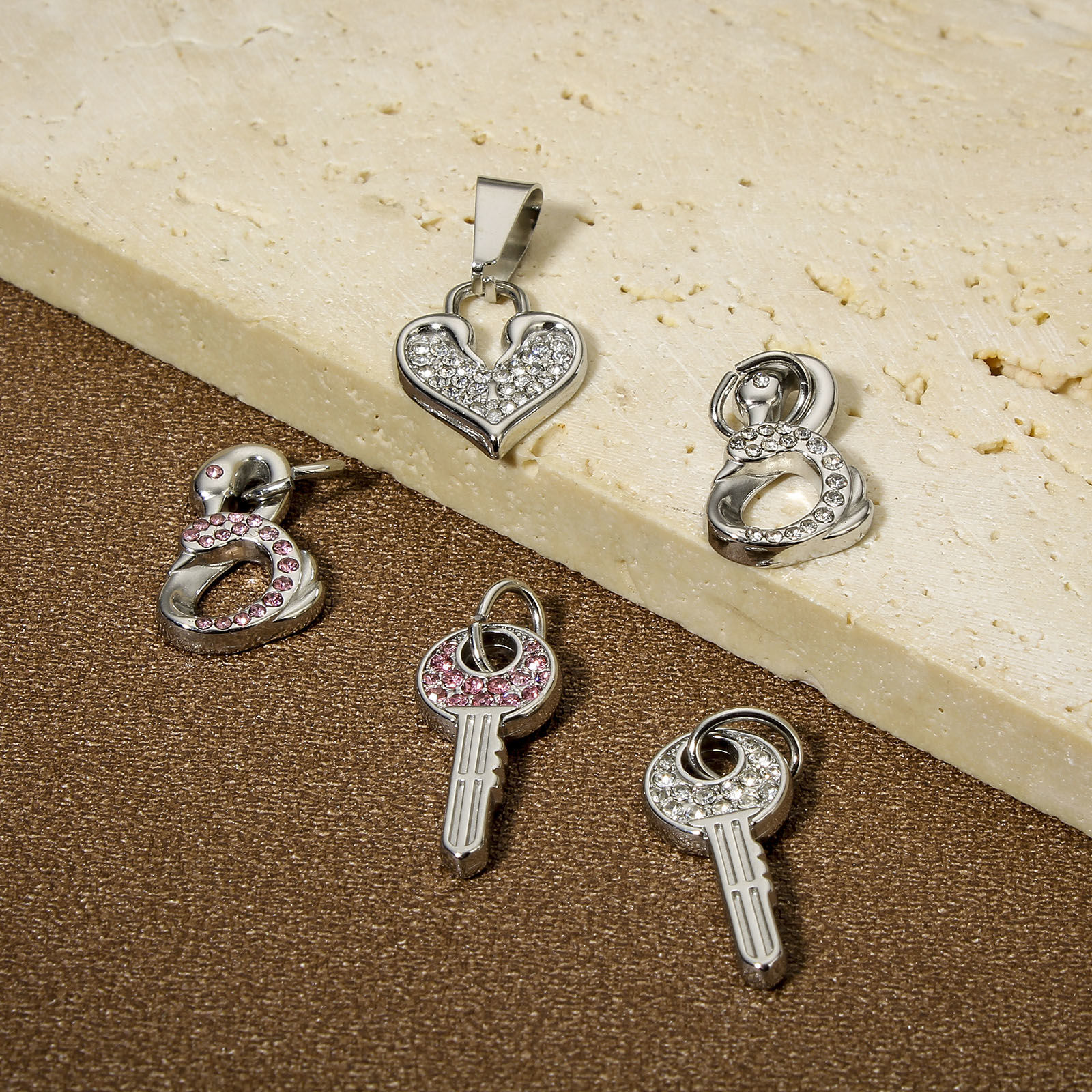 Immagine di 1 Pz 304 Acciaio Inossidabile Charms Tono Argento