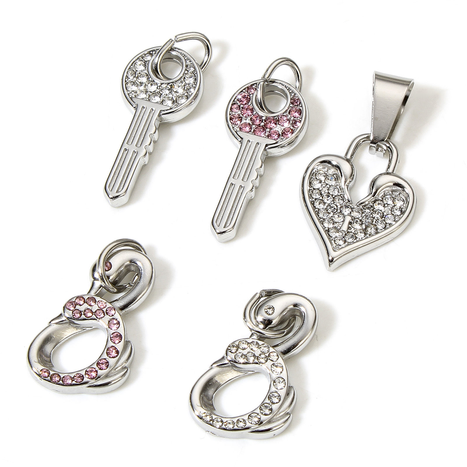 Immagine di 1 Pz 304 Acciaio Inossidabile Charms Tono Argento