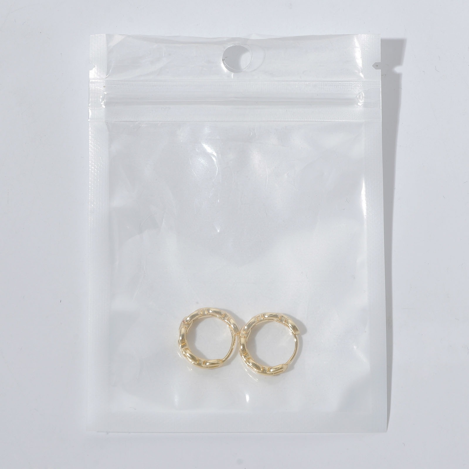 Picture of Vacuum Plating 304 Stainless Steel Hammered Open Rings Multicolor Geometric