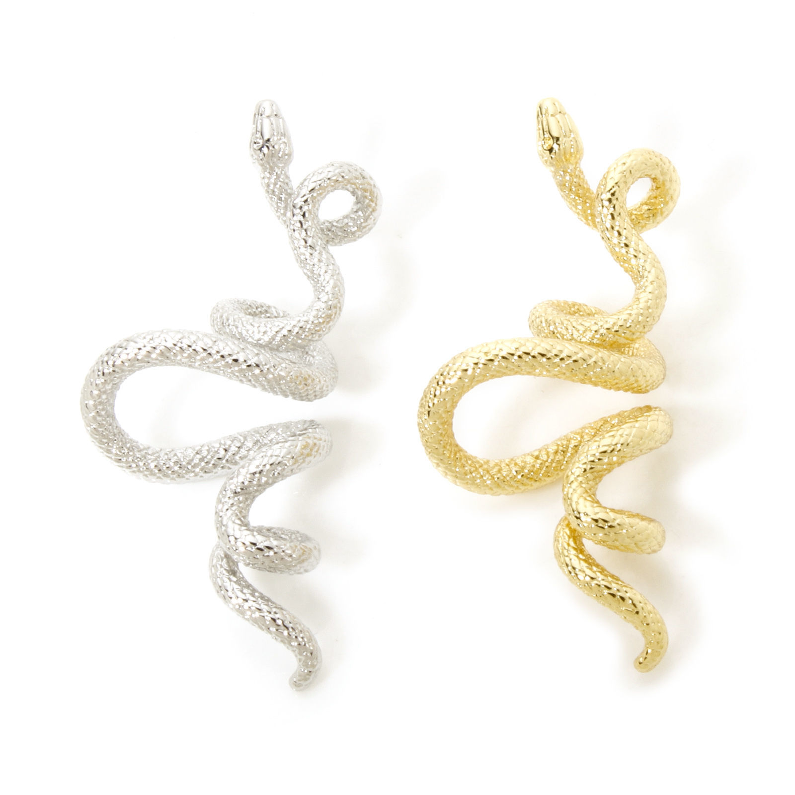 Picture of Brass Pendants Wholesale Multicolor Snake Animal 3D 3.9cm x 1.7cm