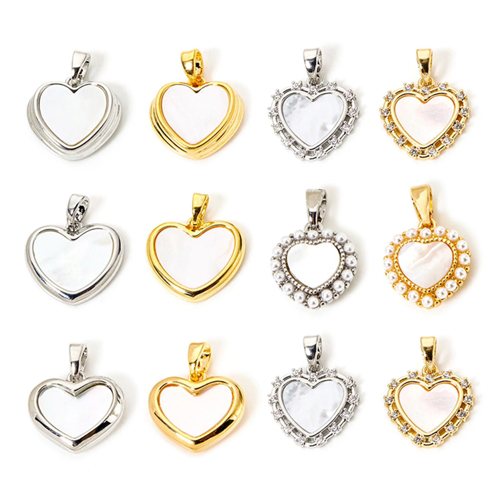 Imagen de 2 Unidades día de San Valentín Colgantes Charms Corazón Multicolor
