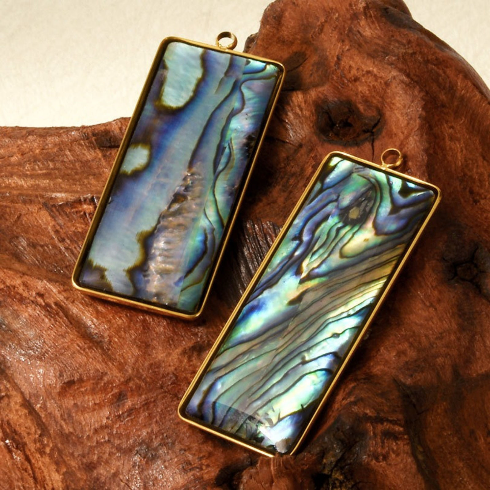 Picture of Eco-friendly 304 Stainless Steel & Natural Shell Charms Multicolor Geometric