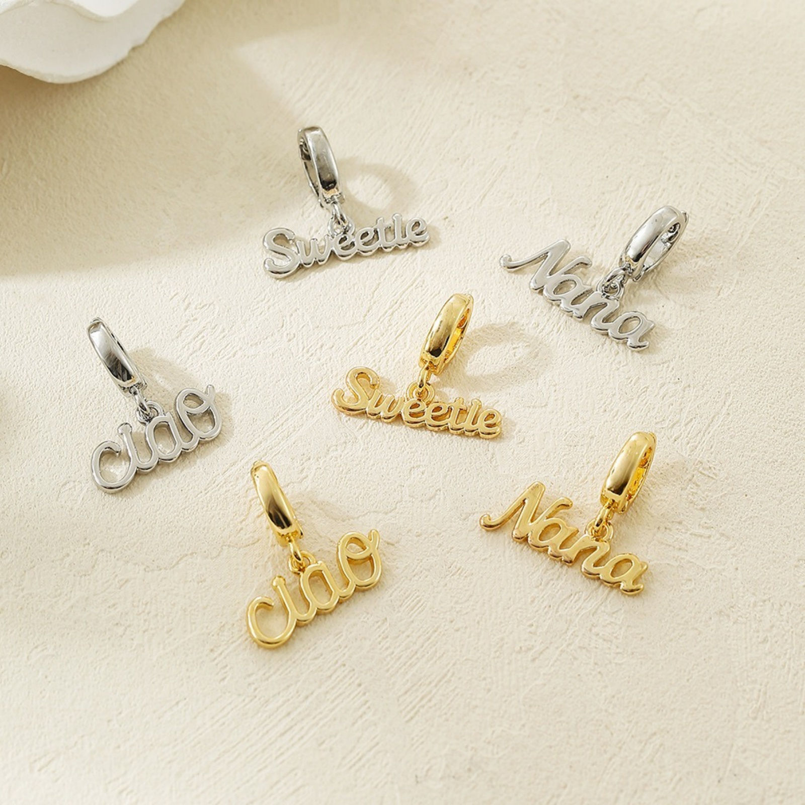 Picture of 1 Piece Brass Family Jewelry Charms Wholesale, Message Multicolor