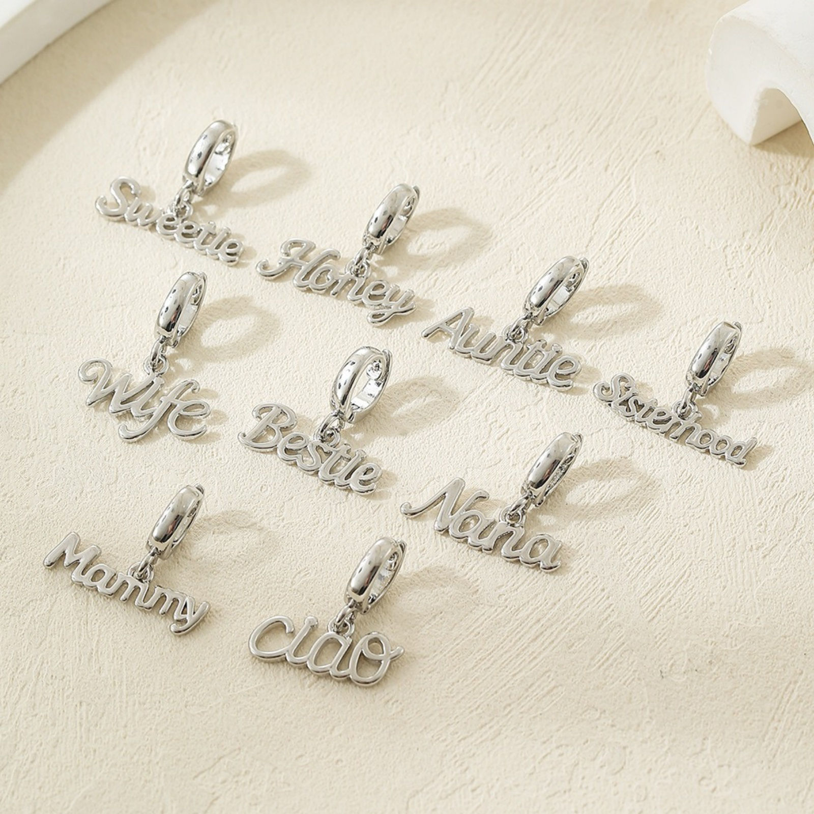 Picture of 1 Piece Brass Family Jewelry Charms Wholesale, Message Multicolor