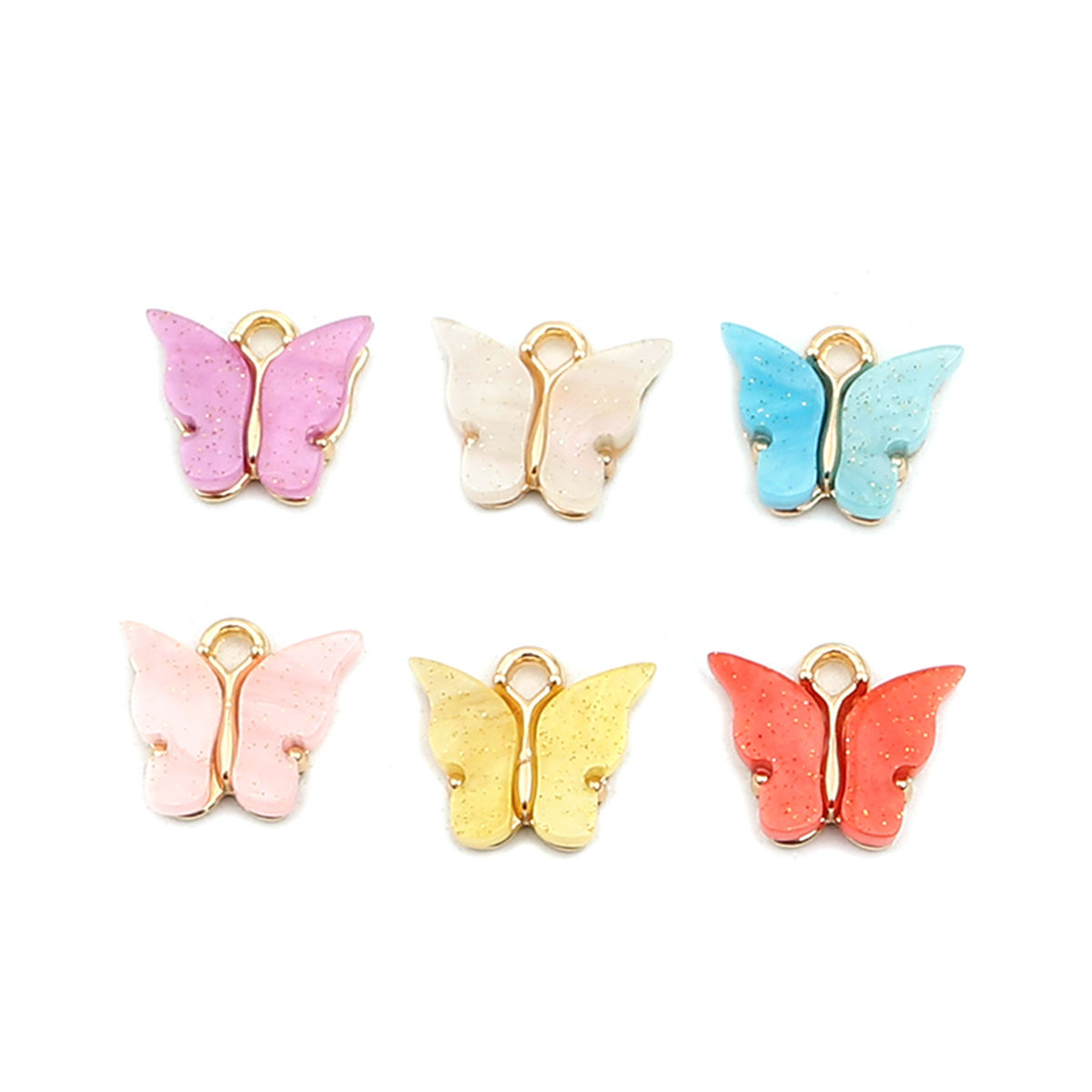 Immagine di Zinc Based Alloy Pendants Butterfly Animal