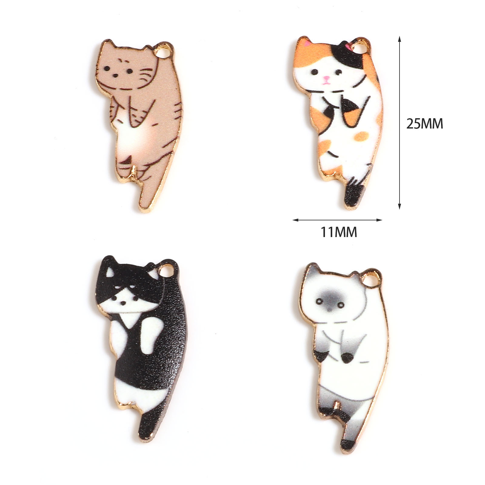 Immagine di Zinc Based Alloy Pendants Cat Animal