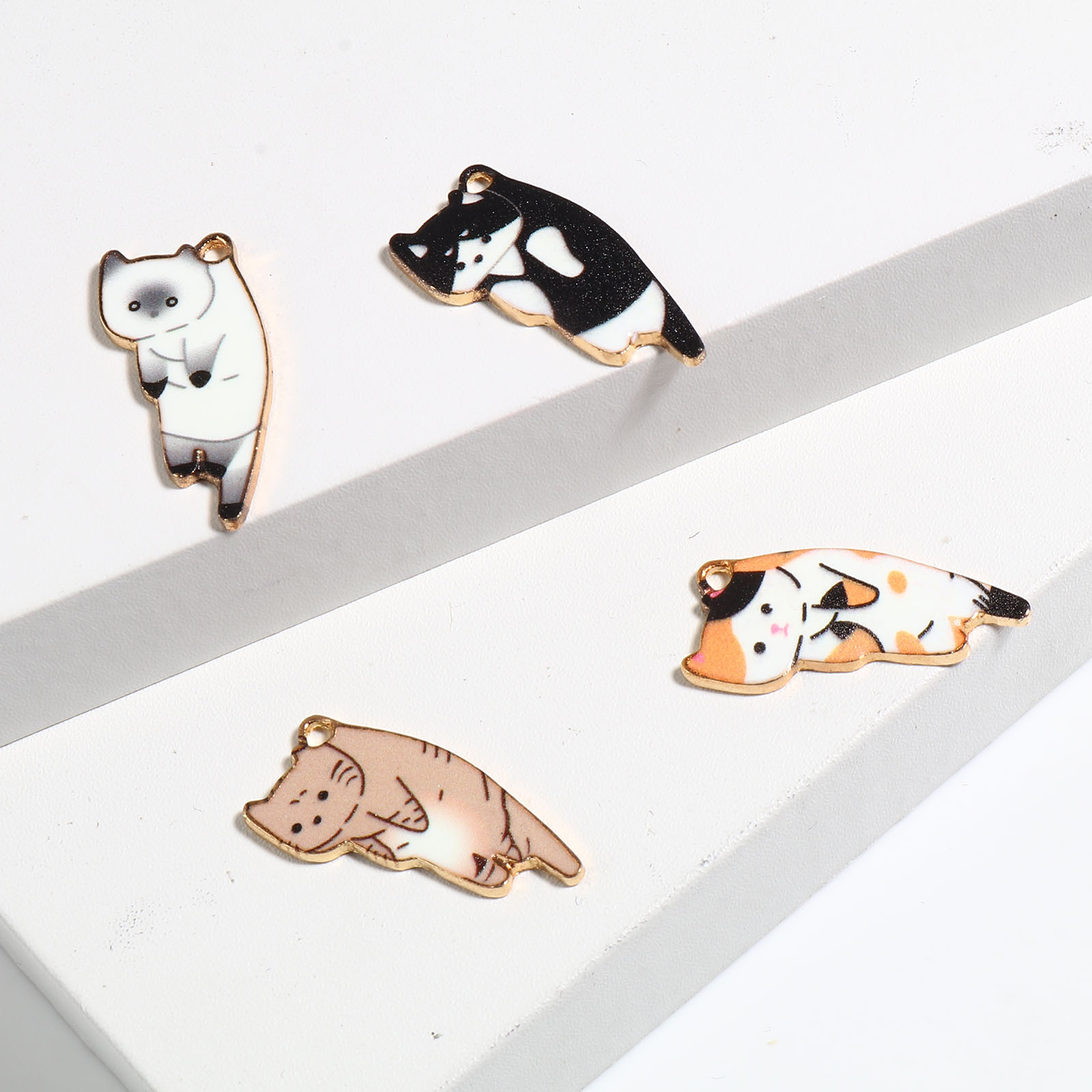 Immagine di Zinc Based Alloy Pendants Cat Animal