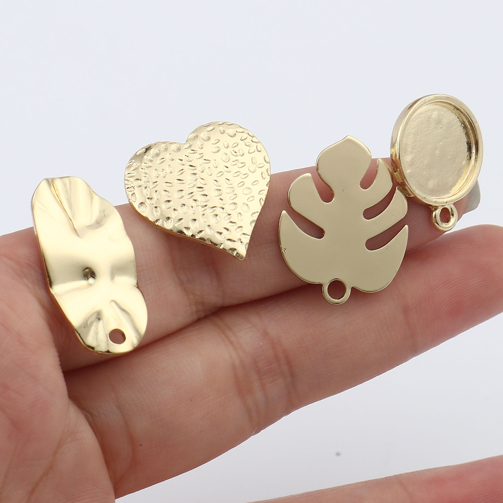 Picture of Zinc Based Alloy Ear Post Stud Earrings Findings