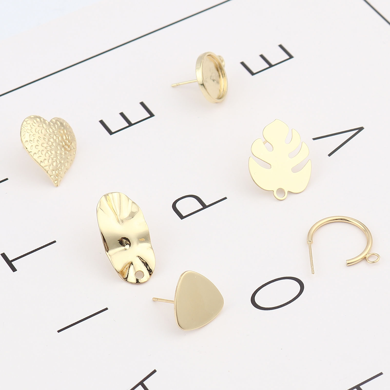 Picture of Zinc Based Alloy Ear Post Stud Earrings Findings