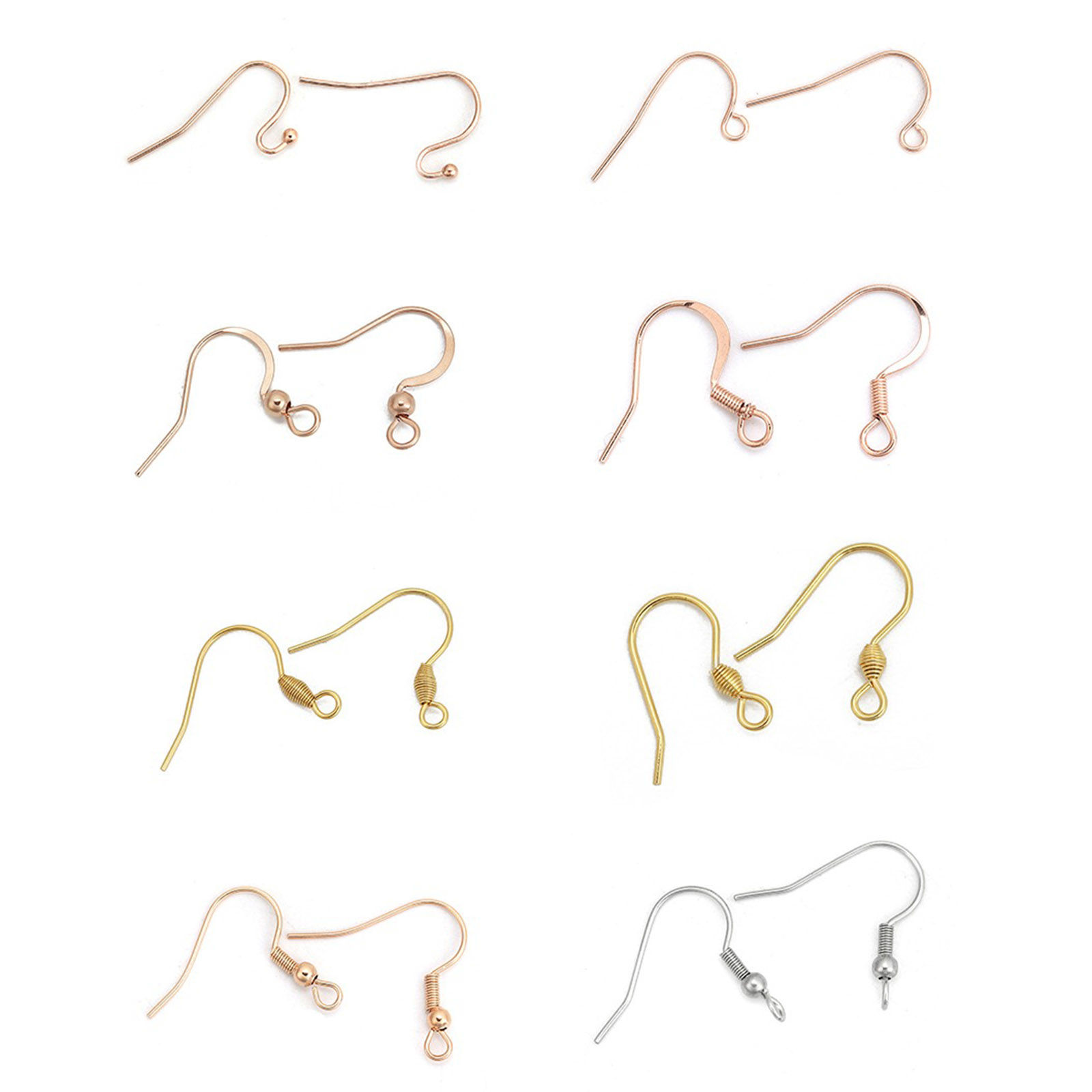 Imagen de Acero Inoxidable Gancho para la oreja Multicolor Con Lazo 30 Unidades