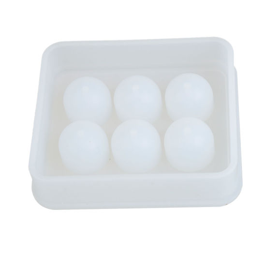 Image de 1 Pièce Moule en Silicone Rectangle Blanc 8cm x 7cm