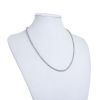 Picture of Wholesale Braided Rope Chain Necklace, Silver Tone 304 Stainless Steel, Unisex Minimalist Gift Jewelry For Retailer, 50cm(19.7") long, Chain Size: 3.2mm, 1 Piece