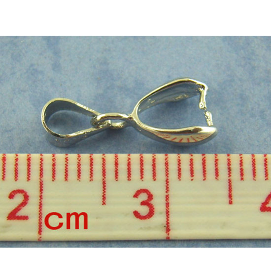 亜鉛合金 バチカン シルバートーン 14mm x 5mm、 25 個 の画像