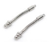 Picture of 10 PCs Brass European Style Snake Chain Earring Components Silver Tone