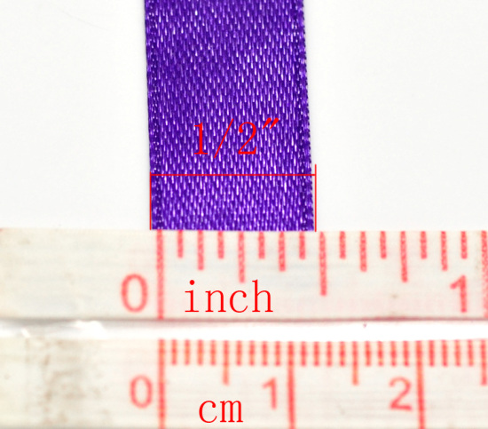 テリレン リボン パープル 22.5m x 12.6mm、 1 巻 の画像