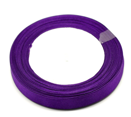テリレン リボン パープル 22.5m x 12.6mm、 1 巻 の画像
