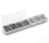 Picture of 1 Box 10mm Dia. - 4mm Dia., Stainless Steel Open Jump Rings Findings For Jewelry Making Silver Tone Round