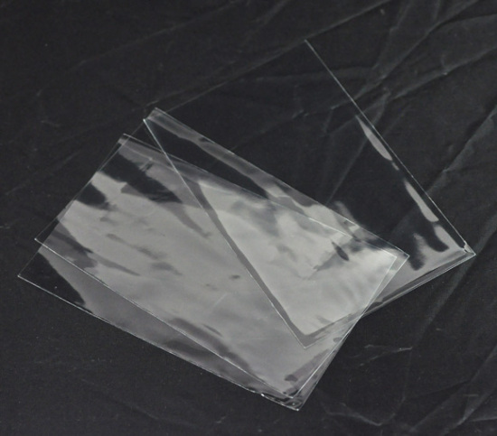 Image de Sachet Pochette en OPP Plastique Ouvert Rectangle Transparent 17.5cm x 11cm, 100 PCs
