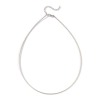 Picture of Wholesale Spiral Collar Neck Ring Necklace, Silver Tone Stainless Steel, Unisex Minimalist Gift Jewelry For Retailer, 40cm(15.7") long, Chain Size: 1.5mm, 1 Piece