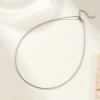 Picture of Wholesale Spiral Collar Neck Ring Necklace, Silver Tone Stainless Steel, Unisex Minimalist Gift Jewelry For Retailer, 40cm(15.7") long, Chain Size: 1.5mm, 1 Piece