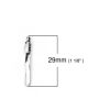 Picture of Zinc Based Alloy Charms Toothbrush Antique Silver Color 29mm(1 1/8") x 5mm( 2/8"), 50 PCs